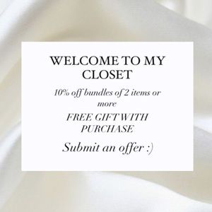 CLOSET INFO IN DESCRIPTION✨